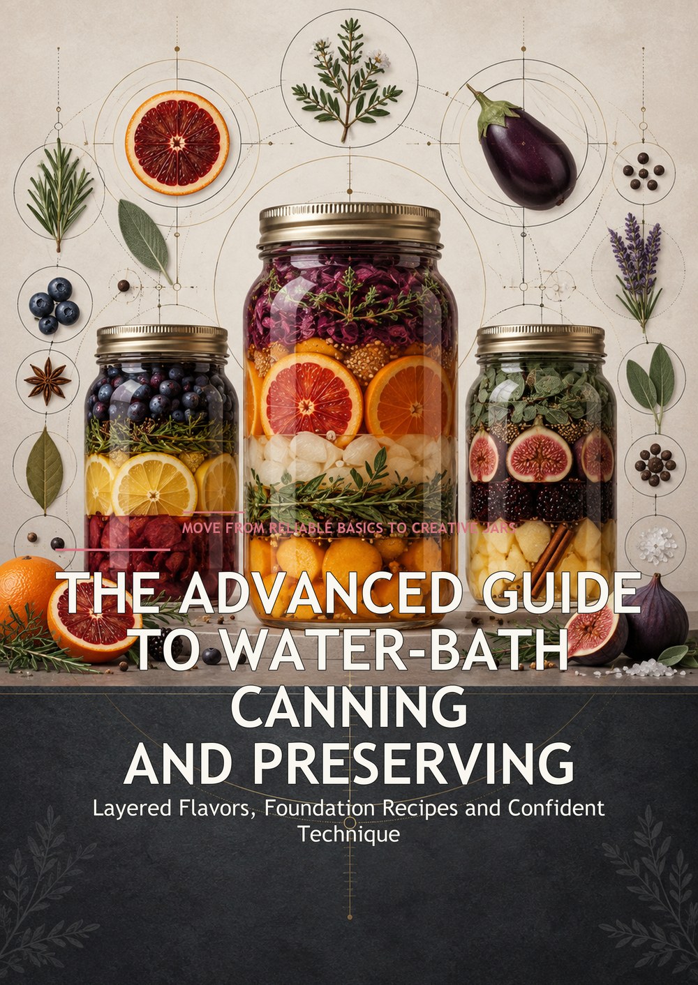 THE ADVANCED GUIDE TO WATER-BATH CANNING AND PRESERVING Layered Flavors, Foundation Recipes and Confident Technique MOVE FROM RELIABLE BASICS TO CREATIVE JARS cover