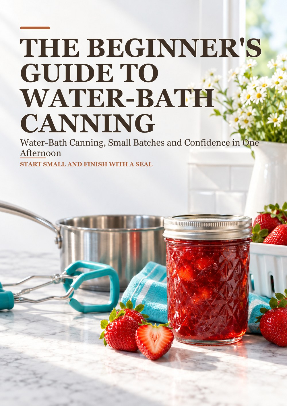 THE BEGINNER'S GUIDE TO WATER-BATH CANNING Water-Bath Canning, Small Batches and Confidence in One Afternoon START SMALL AND FINISH WITH A SEAL cover