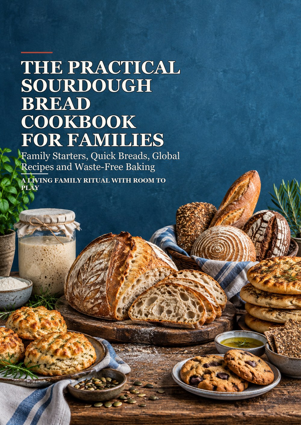 THE PRACTICAL SOURDOUGH BREAD COOKBOOK FOR FAMILIES Family Starters, Quick Breads, Global Recipes and Waste-Free Baking A LIVING FAMILY RITUAL WITH ROOM TO PLAY cover