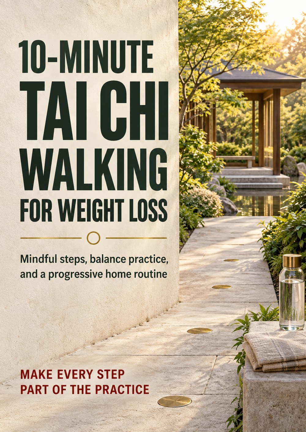 10-MINUTE TAI CHI WALKING FOR WEIGHT LOSS Mindful steps, balance practice, and a progressive home routine MAKE EVERY STEP PART OF THE PRACTICE cover