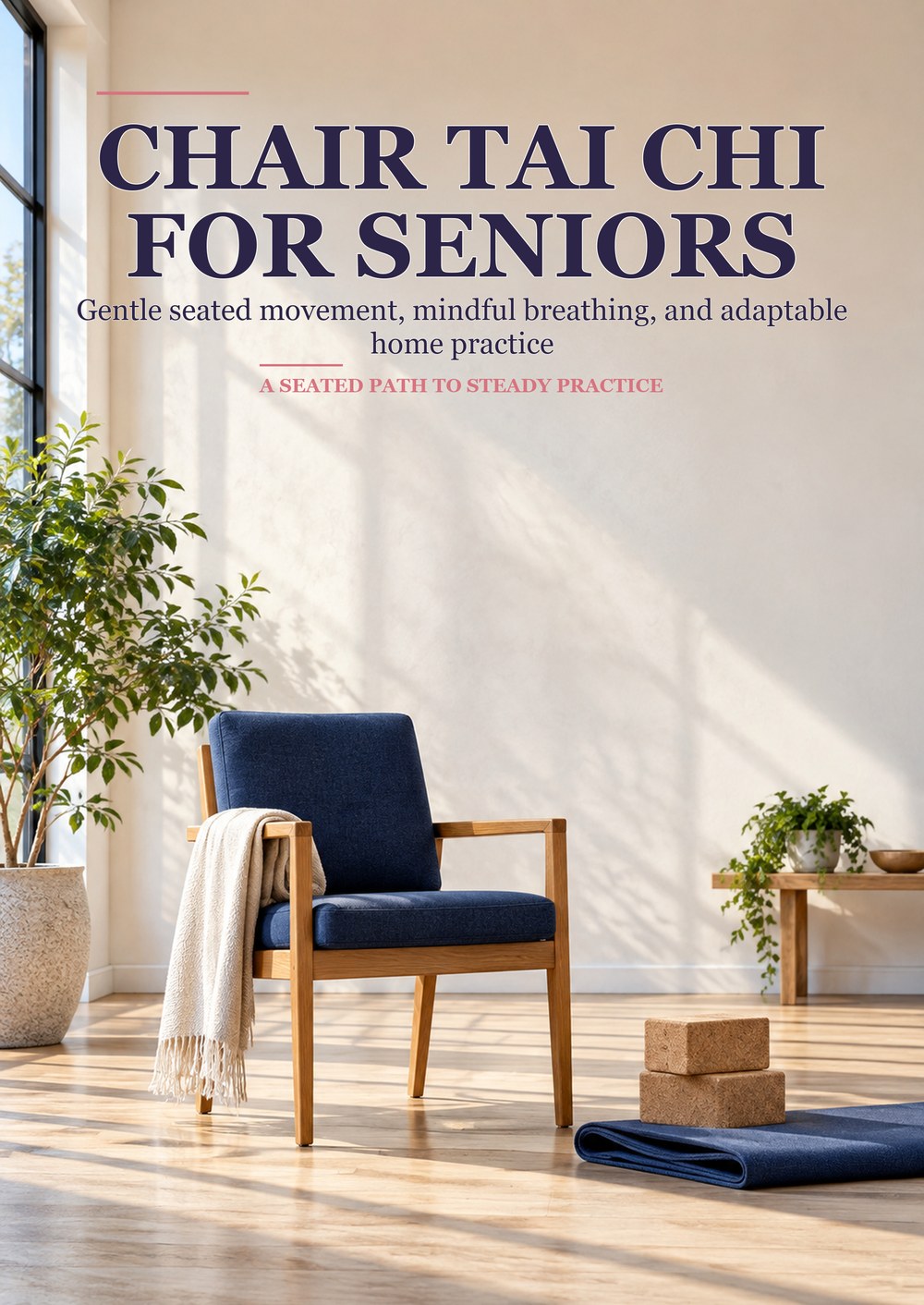 CHAIR TAI CHI FOR SENIORS Gentle seated movement, mindful breathing, and adaptable home practice A SEATED PATH TO STEADY PRACTICE cover