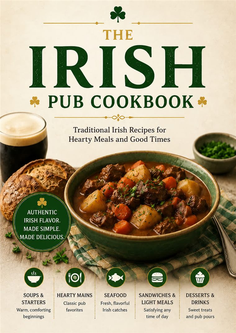 The Irish Pub Cookbook cover