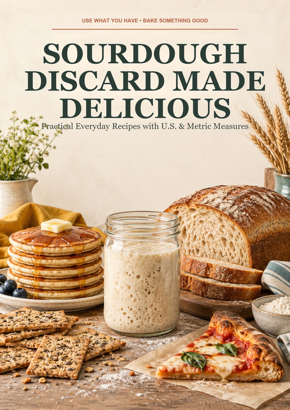 SOURDOUGH DISCARD MADE DELICIOUS Practical Everyday Recipes with U.S. & Metric Measures USE WHAT YOU HAVE • BAKE SOMETHING GOOD cover