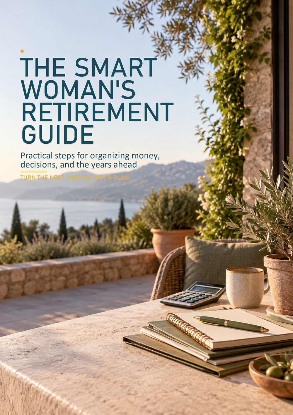 THE SMART WOMAN'S RETIREMENT GUIDE Practical steps for organizing money, decisions, and the years ahead TURN THE NEXT CHAPTER INTO A PLAN cover