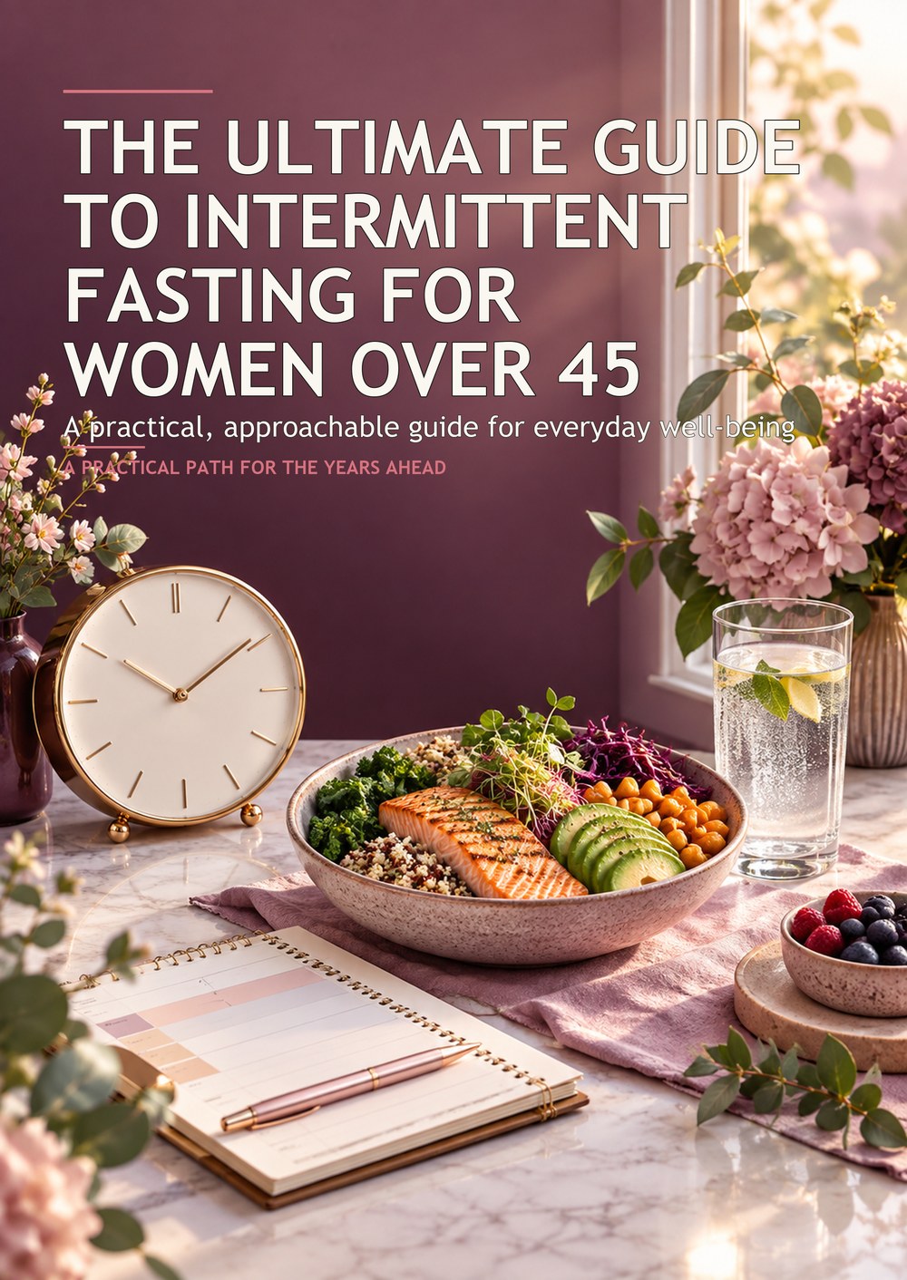 THE ULTIMATE GUIDE TO INTERMITTENT FASTING FOR WOMEN OVER 45 A practical, approachable guide for everyday well-being A PRACTICAL PATH FOR THE YEARS AHEAD cover