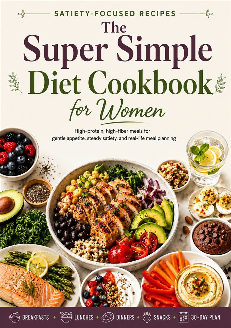 The Super Simple Diet Cookbook for Women cover