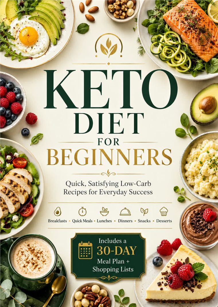 Keto Diet for Beginners cover