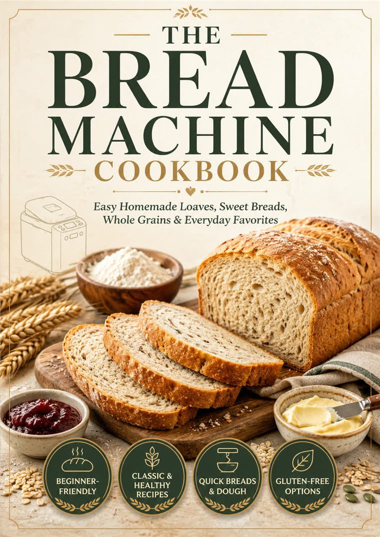 The Bread Machine Cookbook cover