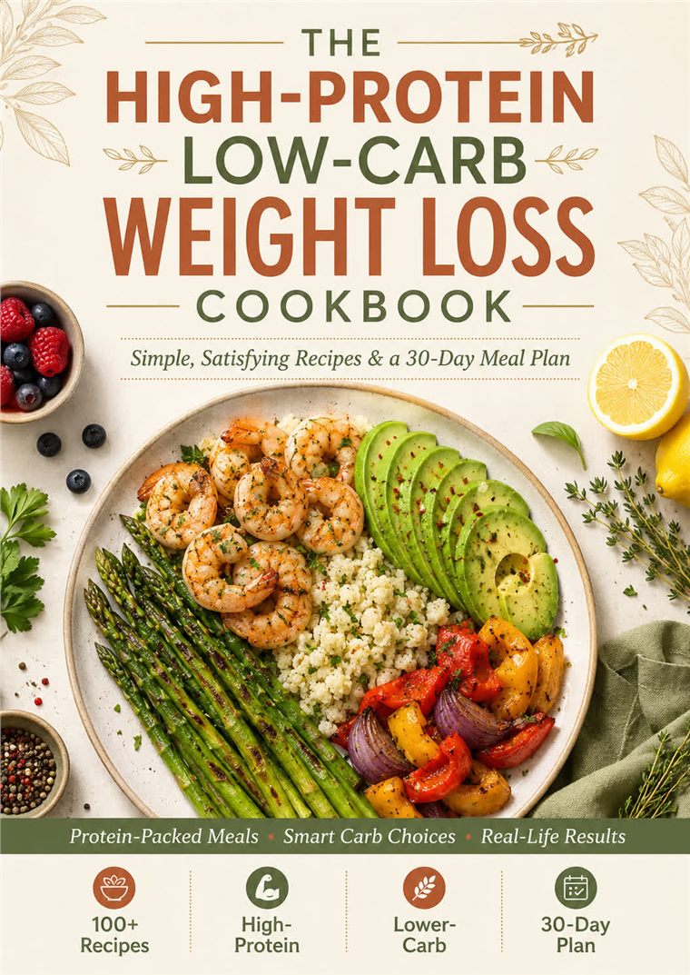 The High-Protein Low-Carb Weight Loss Cookbook cover