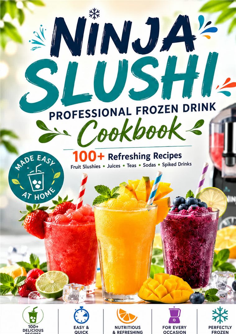 Ninja Slushi Professional Frozen Drink Cookbook cover